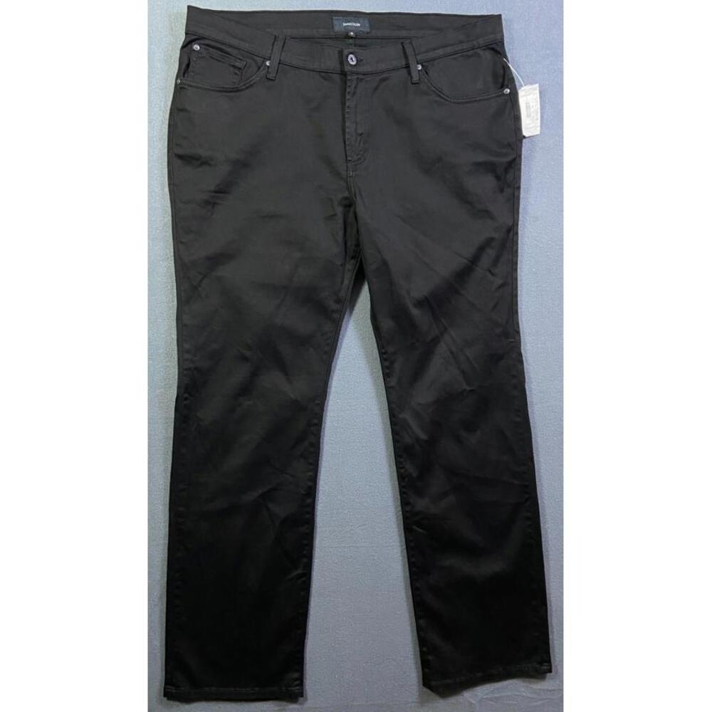 New James Icon Womens Hunter Z 12530 Jeans Aged Black Stretch Plus 18 Made USA